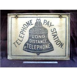 Telephone Pay Station Sign 17 x 23 Alum