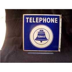 Bell System Sign Telephone Service
