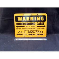 Underground General Orting Telco Co Sig