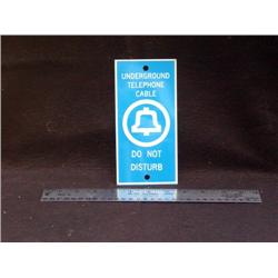 Underground DINGO Sign Alum 1 sided 3 1