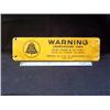 Image 1 : Warning Underground ATT Sign Alum 4 x 1