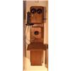 Image 1 : 3-Box Wood Wall Telephone Long Pole Rec