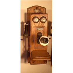 Sumter Telephone Co. 1 Box Wood Wall Te