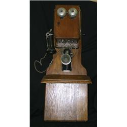 Ericsson Telephone Co. 2 Box Wood Wall