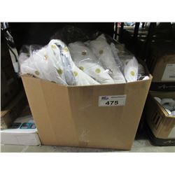 BOX OF ASSORTED LINEN (MATTRESS TOPPER, BLANKETS, ETC)