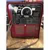 Image 2 : LINCOLN ELECTRIC AC/DC ARC WELDER WITH ROLLING STAND, HELMET & 2 BOXES OF ELECTRODES