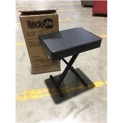 ROCK JAM BLACK PADDED FOLDING SMALL BENCH SEAT