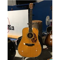 BLUERIDGE MODEL BR-280 ACOUSTIC GUITAR WITH HARD-SHELL CASE