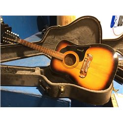 FRAMUS MODEL 51296 12 STRING ACOUSTIC GUITAR WITH HARD-SHELL CARRYING CASE #37437