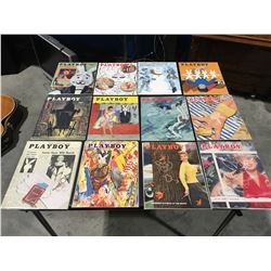 PLAYBOY VOLUME 2 #1-12 (1954-55) COMPLETE RUN LOWER MID GRADE AVERAGE. SOLID EXAMPLES  - ALL