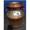 Image 1 : VINTAGE LIDDED CREAM CAN - JERSEY FARMS VAN. BC