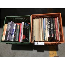 2 BOXES OF GUITAR MUSIC BOOKS