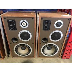 PAIR OF VINTAGE CELESTION DITTON 551 HOME AUDIO SPEAKERS WITH DUST COVERS