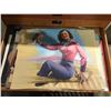 Image 2 : 5 DRAWERS OF ASSTD VINTAGE PINUP POSTERS, CALENDARS & ASSTD ART PRINTS - 5 DRAWER CABINET INCLUDED