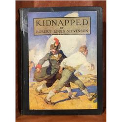 INSCRIBED 1932 "KIDNAPPED" BY ROBERT LOUIS STEVENSON BOOK