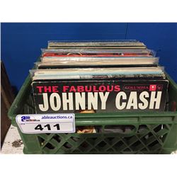 1 BOX  JOHNNY CASH RECORDS