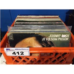 1 BOX  JOHNNY CASH RECORDS