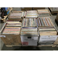 1 PALLET OF ASSTD RECORDS