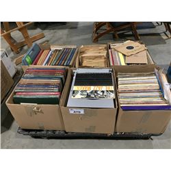 1 PALLET OF ASSTD RECORDS