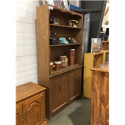 APPROX 7' TALL BOOKCASE CABINET