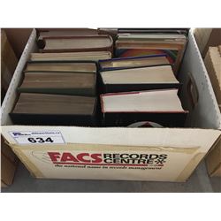 1 BOX VINTAGE BOOKS