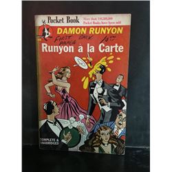 1944 RUNYON A LA CARTE FIRST EDITION IN PAPERBACK