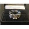 Image 6 : LADIES 14K WHITE GOLD 26 DIAMOND RING - APPRAISED VALUE $5840.00 (0.84CTS DIAMONDS , 5.7GMS GOLD )