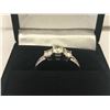 Image 1 : LADIES 14 WHITE GOLD 9 DIAMOND RING - APPRAISED VALUE $5010.00 (0.86CTS DIAMONDS, 2.5GMS GOLD)