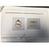 Image 3 : LADIES 14K WHITE & YELLOW GOLD RING SET CONTAINING 18 DIAMONDS - APPRAISED VALUE $4465.00 (0.42CTS