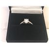 Image 1 : LADIES 14K WHITE GOLD DIAMOND SOLITAIRE RING - APPRAISED VALUE $4015.00 (0.58CTS DIAMOND, 1.9GMS