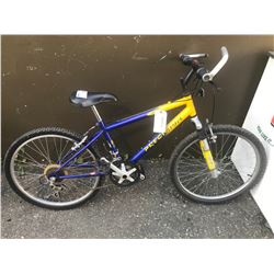 BLUE/YELLOW PRECISION MOUNTAIN BIKE