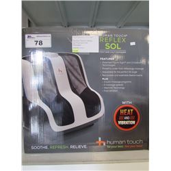 HUMAN TOUCH REFLEX SOL FOOT & CALF MASSAGER WITH HEAT/VIBRATION