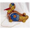Image 1 : VINTAGE GONG BELL QUACKY DUCK # 426 PULL TOY