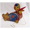 Image 2 : VINTAGE GONG BELL QUACKY DUCK # 426 PULL TOY
