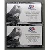 Image 1 : 2- 2008 U.S. SILVER PROOF QUARTERS SETS