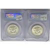 Image 2 : 1954 & 1958 FRANKLIN HALF DOLLARS