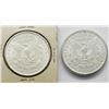 Image 2 : UNC WHITE MORGAN DOLLARS: 1900-O & 1904-O