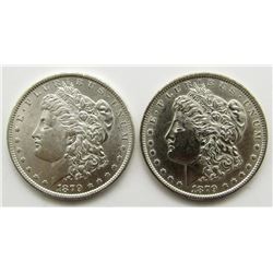 2-1879-O MORGAN DOLLARS AU/UNC