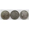 Image 1 : 3-CIRC MORGAN DOLLARS: 1881, 1900-O, 1880-S