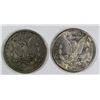 Image 2 : 1878 7TF REV 79 VG & 1878-S AU/UNC MORGAN $