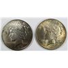 Image 3 : 1922 & 1924 PEACE DOLLARS AU