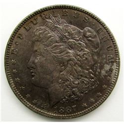 1887 MORGAN DOLLAR UNC