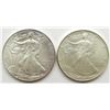 Image 1 : 2013 & 1994 AMERICAN SILVER EAGLES