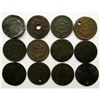 Image 2 : 12-LARGE CENTS. SOME DATES INCLUDE: