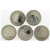 Image 1 : 5-SEATED LBERTY QUARTERS AG-G