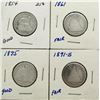 Image 1 : 4-SEATED LIBERTY QUARTERS AG/G