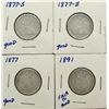 Image 1 : 4-SEATED LIBERTY QUARTERS