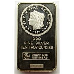 METAL ART 10 OZ .999 SILVER CAR