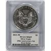 Image 1 : 2011-W AMERICAN SILVER EAGLE PCGS MS 69