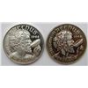 Image 2 : 2-MARDI GRAS .999 SILVER ROUNDS